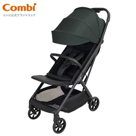日本Combi Auto N Neo 自動收摺輕量手推車/ 綠色