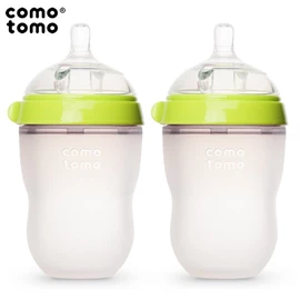 comotomo 親餵矽膠奶瓶/ 250ml 兩個裝