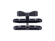 Ball Clamp - 05 - 76mm Hole to Hole Distance (Black Color)