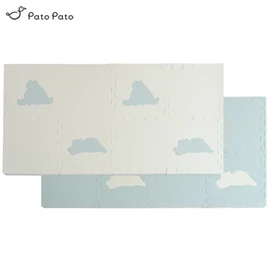 台灣Pato Pato 抗菌動物地墊-8入 懶懶北極熊