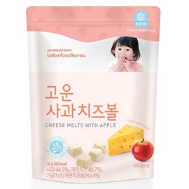 韓國bebefood 冷凍芝士乳酪粒-蘋果味 16g
