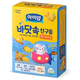 韓國ILDONG 海洋動物造型餅/ 芝士味 50g