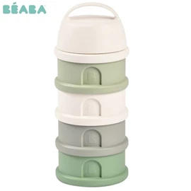 法國BEABA 四層奶粉及小食儲存器/ 鼠尾草綠