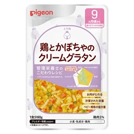 日本Pigeon 便利營養即食餐包-雞肉南瓜忌廉焗意粉 80g