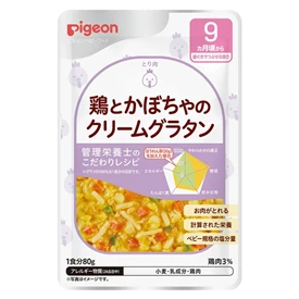 日本Pigeon 便利营养即食餐包-鸡肉南瓜忌廉焗意粉 80g