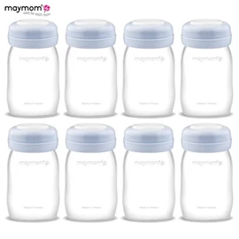Maymom 宽口径储奶瓶/ 8个装 160ml