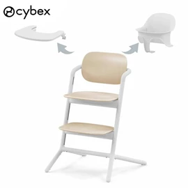 德國Cybex Lemo 3-in-1 成長椅/ Sand White
