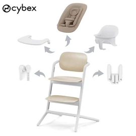 德國Cybex Lemo 4-in-1 成長椅/ Sand White