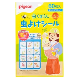 日本Pigeon 嬰兒天然植物精油防蚊蟲貼/ 60枚入