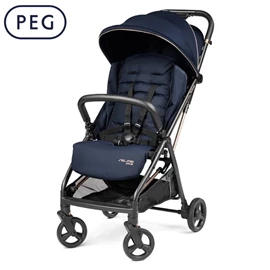 意大利 Peg Perego Selfie Plus 自動收摺嬰兒車/ Blue Shine