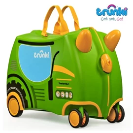 英國Trunki Glide Ride-on 兒童可騎乘行李箱/ Tommy the Tractor