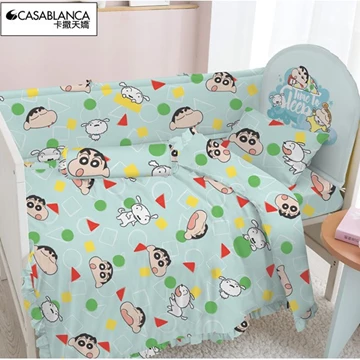 【Casablanca】嬰兒床上用品套裝(12件裝)-蠟筆小新