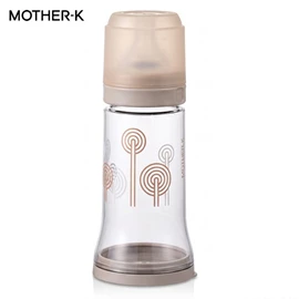 韓國Mother-K 拋棄式奶瓶(不包奶嘴)-亞麻棕
