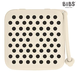 丹麥BIBS 奶嘴收納盒/ 黑白波點