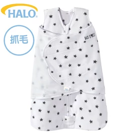 美國Halo Swaddle 二合一嬰兒包被睡袋-抓毛 3.0TOG/ 星星
