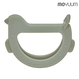 韓國Moyuum 白金矽膠手環式牙膠/ 小鳥 橄欖綠