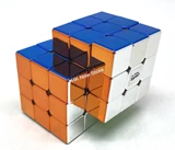 3x3 Double Cube Version III Metallized Stickerless (Fused)