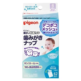 日本Pigeon 婴儿洁齿棉-42片