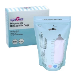 韩国Spectra 即弃无菌温测储奶袋-30个装 200ml