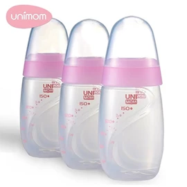 韓國Unimom 標準口徑儲奶瓶(連奶咀)/ 3個裝 150ml