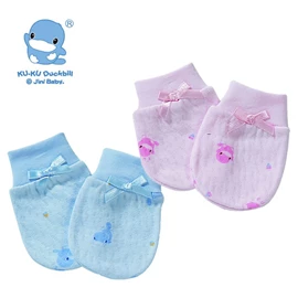 台湾KuKu Duck 初生婴儿手套 两对装