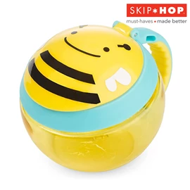 美國Skip Hop 可愛動物園隨行零食杯-蜜蜂