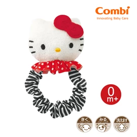 日本Combi x Hello Kitty 手搖鈴絨布玩具