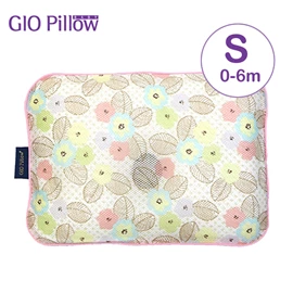 韓國Gio Pillow 超透氣護頭型 嬰兒枕頭-S碼 粉漾花朵