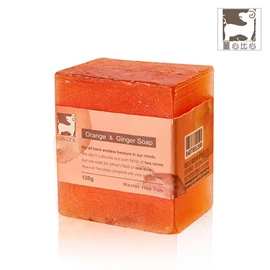 台灣薑心比心 薑皂-甜薑丹橘薑園皂 120g