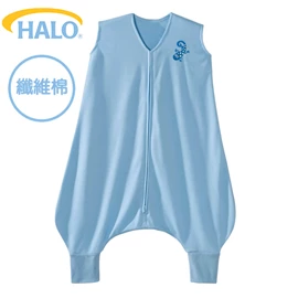 美國Halo Early Walker 嬰幼兒褲腳型睡袋-纖維棉 0.5TOG(6個月至2歲);藍色