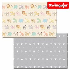 韓國Dwinguler 家居安全遊戲墊-中碼 190 X 140cm X 1.2cm 動物大巡遊