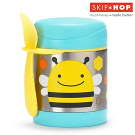 美國Skip Hop 可愛動物園保溫食物壺/ 蜜蜂 325ml