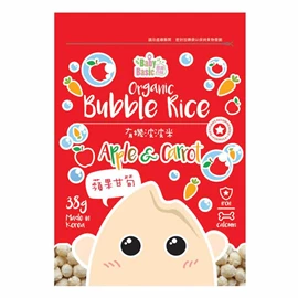 Baby Basic 寶寶百味 有機早餐波波米(蘋果甘荀) - 38g