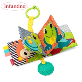 美國infantino 可掛式嬰兒牙膠布書
