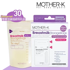 韩国Mother-K 2 easy cut 温感母乳抗菌袋-180ml 30个装