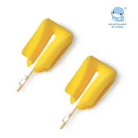 台湾KuKu Duck 360度可替换海绵奶瓶刷-替换补充包2入