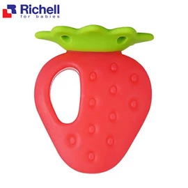 日本Richell 寶寶咬咬系列固齒器-士多啤梨