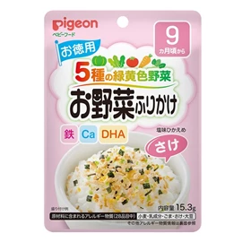 日本Pigeon 嬰兒伴飯料(9個月起) - 蔬菜鮭魚 15.3g