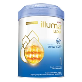 惠氏illuma LUXA 初生婴儿配方奶粉;1号(0-6个月) 850g