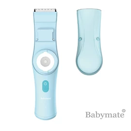 台湾Babymate 可水洗儿童电动理发器(吸发屑)