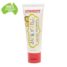 澳洲Jack’n Jill 兒童天然牙膏-士多啤梨 50g