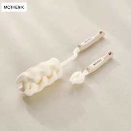 韩国Mother-K 海棉奶瓶刷奶嘴刷套装