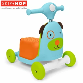 美国Skip Hop Zoo可爱动物园多阶段滑行学步车-小狗