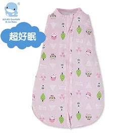 台灣KuKu Duck 超好眠三合一懶人包巾-春意粉林