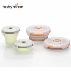法國 Babymoov 矽膠摺疊保鮮盒-4個裝