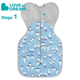 澳洲Love to Dream 蝶型嬰兒包巾(第1階)-棉 2.5 TOG