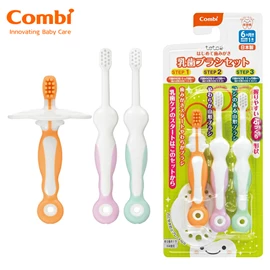 日本Combi Teteo 幼兒牙刷分段訓練套裝
