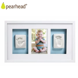 PearHead 寶寶印記精品掛牆相框-白色