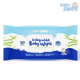 Swipe威寶 有機竹纖維濕巾-70片