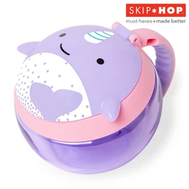 美國Skip Hop 可愛動物園隨行零食杯-獨角鯨